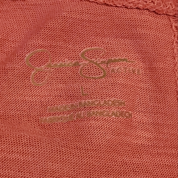 Jessica Simpson Activewear, mesh detail racerback tank, Size L, Coral/pale rust - Picture 10 of 10